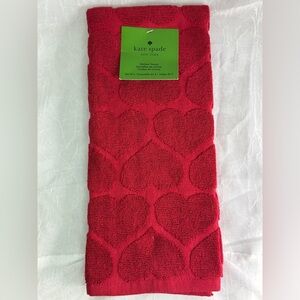 Kate Spade Red Kitchen Towels Set